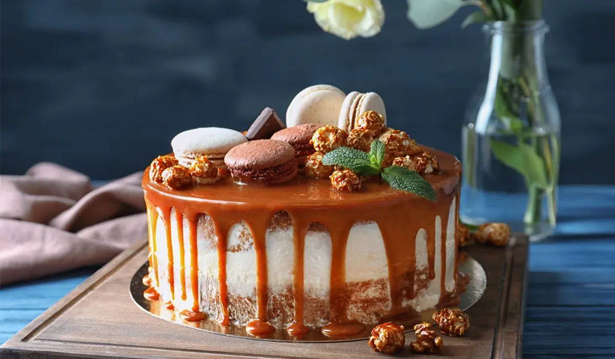 Naked cake de Caramelo y Chocolate