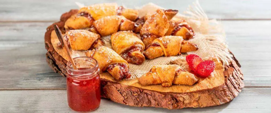 Rugelach con caramelo