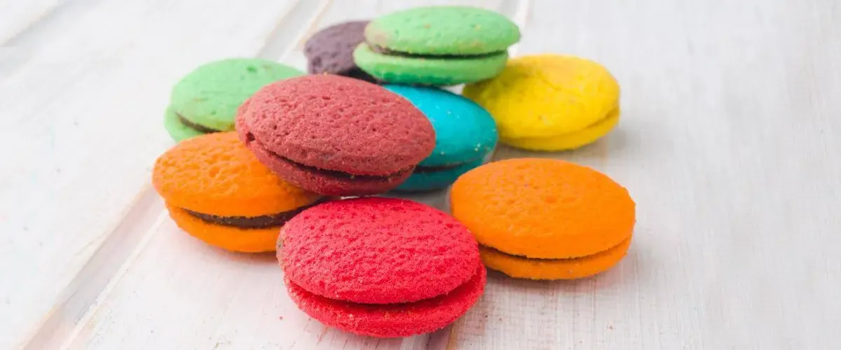 Alfajores de colores