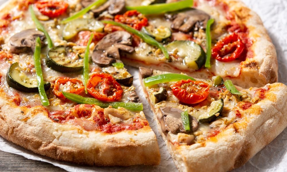 Receta Pizza Vegetariana