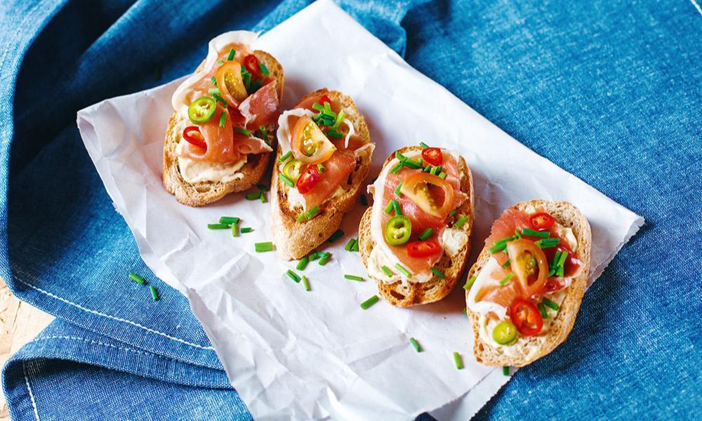 Bruschettas de serrano