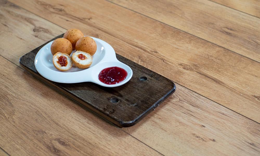 Buñuelos rellenos.