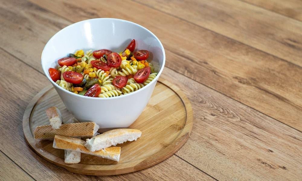 Ensalada de pasta.