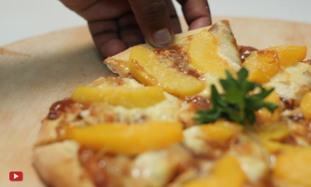 Pizza de Frutas y Chocolate