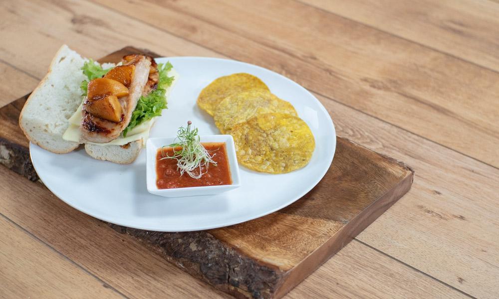 Receta: BBQ Sándwich de pollo